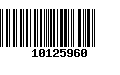 Código de Barras 10125960