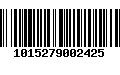 Código de Barras 1015279002425