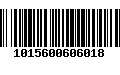 Código de Barras 1015600606018