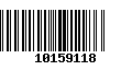 Código de Barras 10159118