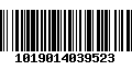 Código de Barras 1019014039523