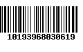 Código de Barras 10193968030619