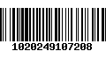 Código de Barras 1020249107208