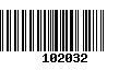 Código de Barras 102032