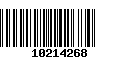 Código de Barras 10214268