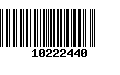 Código de Barras 10222440