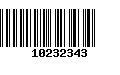 Código de Barras 10232343