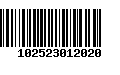 Código de Barras 102523012020