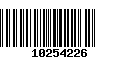 Código de Barras 10254226