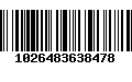 Código de Barras 1026483638478