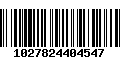 Código de Barras 1027824404547