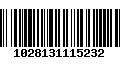 Código de Barras 1028131115232