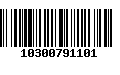 Código de Barras 10300791101