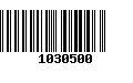 Código de Barras 1030500