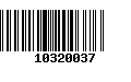 Código de Barras 10320037