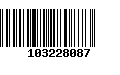 Código de Barras 103228087