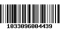 Código de Barras 1033096004439