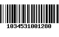 Código de Barras 1034531001280