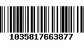 Código de Barras 1035817663877