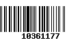 Código de Barras 10361177