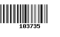 Código de Barras 103735