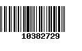 Código de Barras 10382729