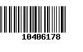 Código de Barras 10406178