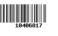 Código de Barras 10406817