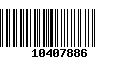 Código de Barras 10407886