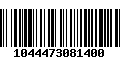 Código de Barras 1044473081400