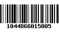 Código de Barras 1044866015005