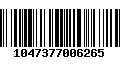 Código de Barras 1047377006265