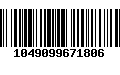 Código de Barras 1049099671806