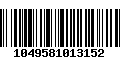 Código de Barras 1049581013152