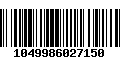 Código de Barras 1049986027150