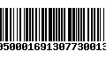 Código de Barras 10500016913077300139