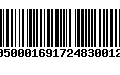 Código de Barras 10500016917248300129