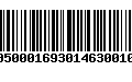 Código de Barras 10500016930146300105