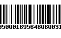 Código de Barras 10500016956480600319