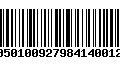 Código de Barras 10501009279841400125