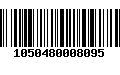 Código de Barras 1050480008095