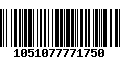 Código de Barras 1051077771750