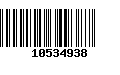 Código de Barras 10534938