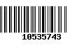 Código de Barras 10535743