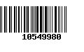 Código de Barras 10549980