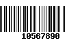 Código de Barras 10567890