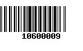 Código de Barras 10600009