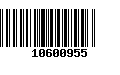 Código de Barras 10600955