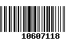 Código de Barras 10607118