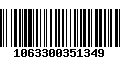 Código de Barras 1063300351349